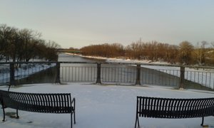Een zicht op de Wabash rivier