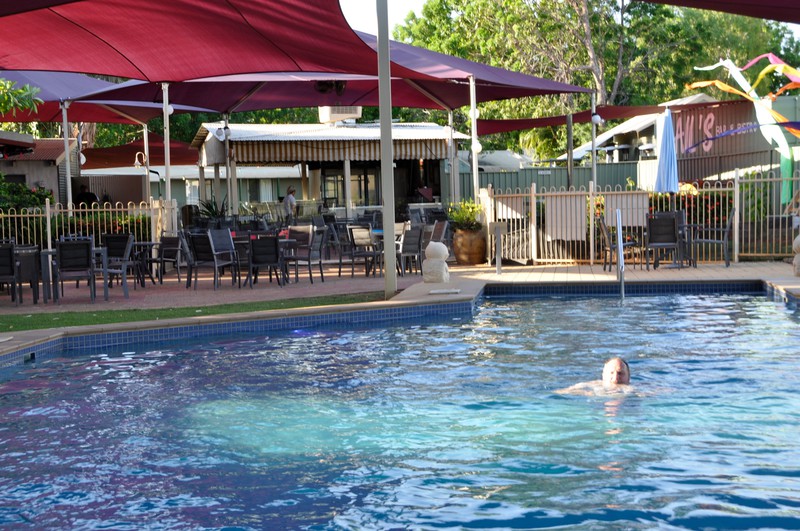 The pool at the Kununurra resort