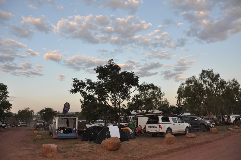The campground with Gibb Challenge participants