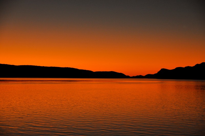 Sunset on Talbot Bay