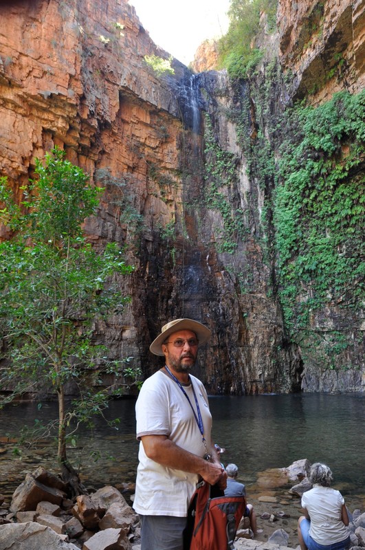 Lenny at Emma Gorge (and waterfall)