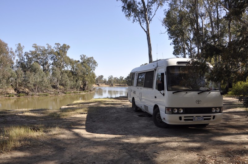 Murray River campsite