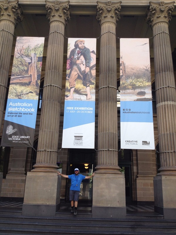 State Library of Victoria ST Gill exhibition
