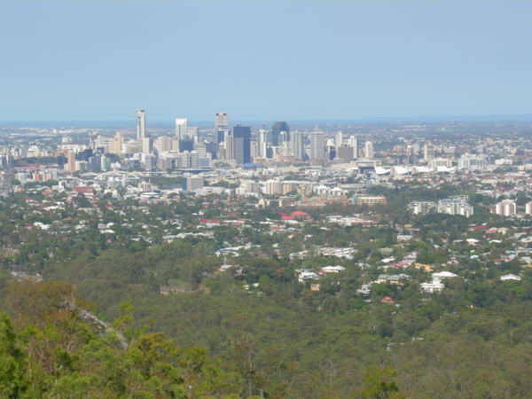 View of Brisbane from Mt Coot-tha
