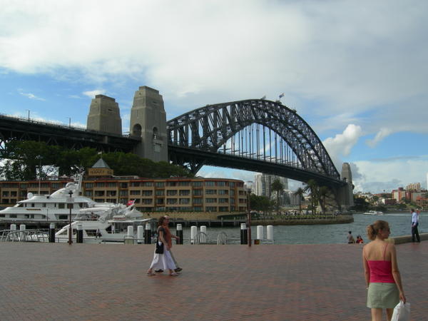 View of the Harbour Bridge from Circular Quay