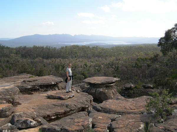 A view from The Grampians walk to the Balconies