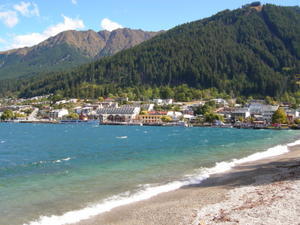 Lakeside view of Queenstown