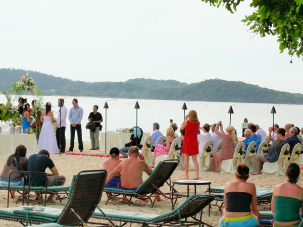 Wedding on the beach at Langkawi