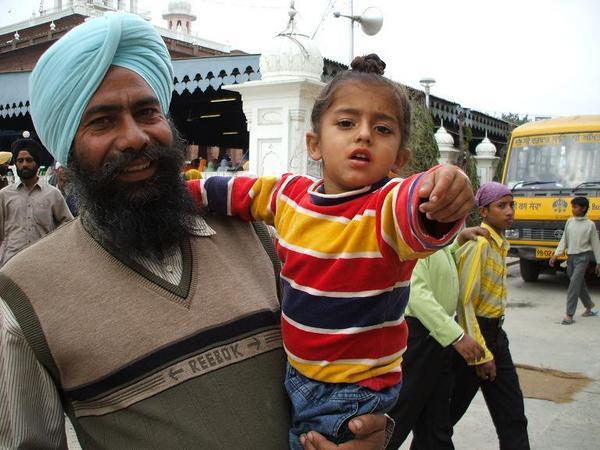 father and son, Golden Temple