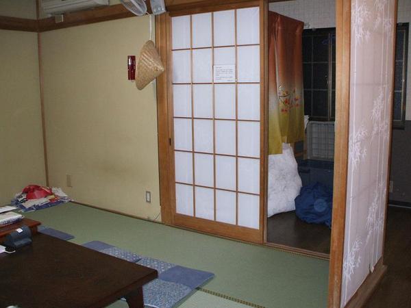 living area, Tour Club hostel, Kyoto