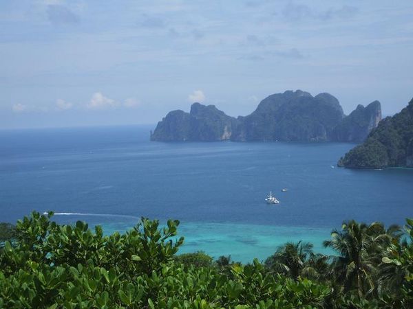view of Koh Phi Phi from the hill