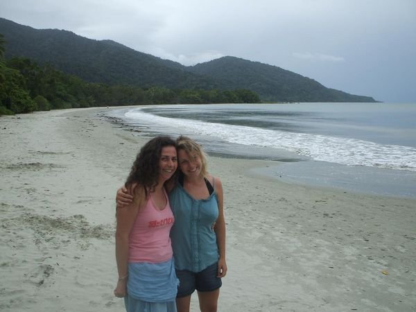 me and kath, cape tribulation beach