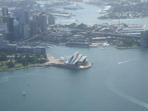 opera house from the sky