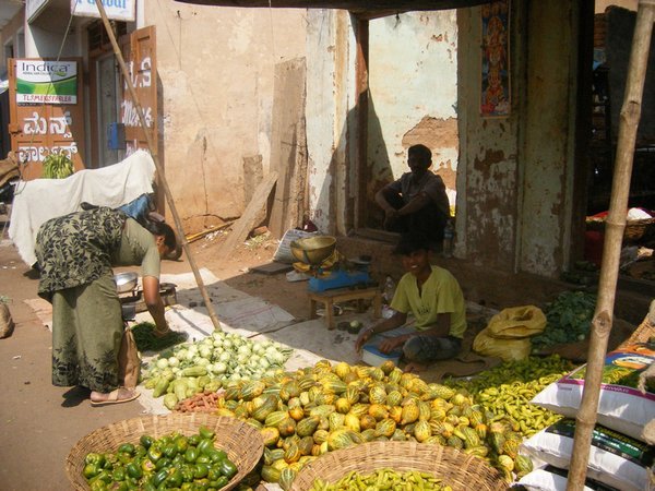 Fruit market, Mysore