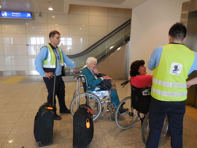 A wheelchair moment at Ataturk Airport