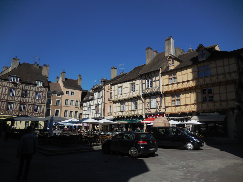 Part of the square at Chalon-Sur-Saone