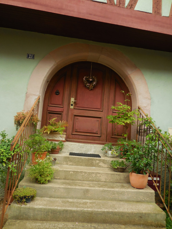 A welcome entrance to a resident's home