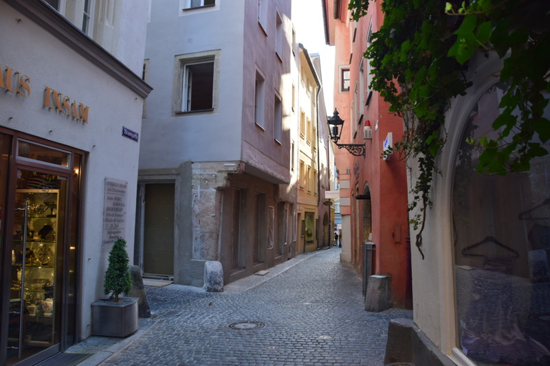 Quaint Regensburg alleys