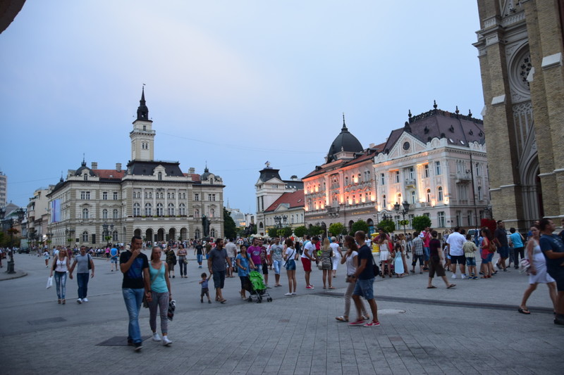 Novi Sad town square.