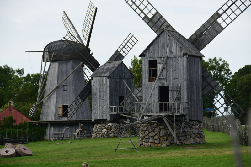 Angla windmills of Estonia.