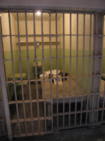 Een af de bedre celler paa Alcatraz