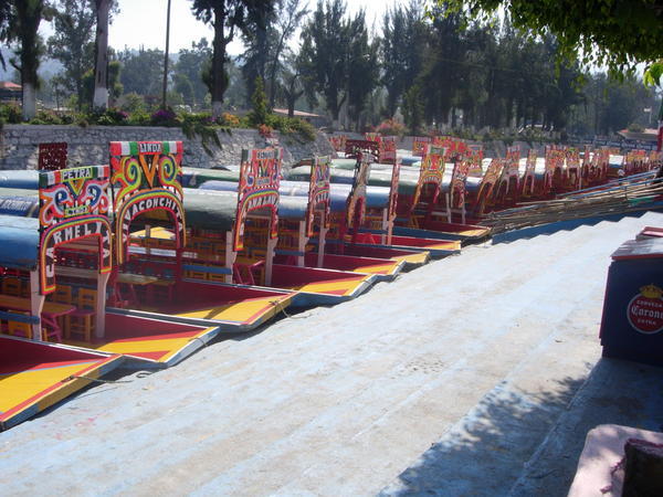 Xochimilco's piers