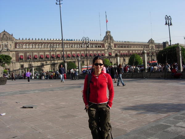 Palacio Nacional behind me