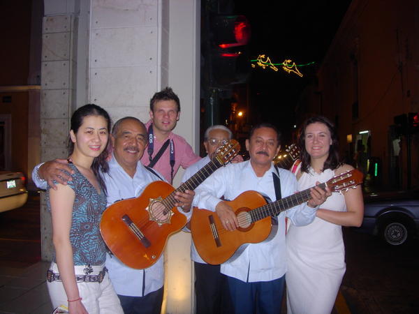 A friendly mexican band
