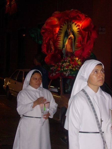 procession participated by nuns