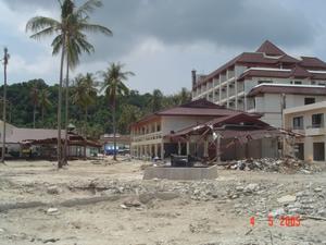 Destruction on Koh Phi Phi