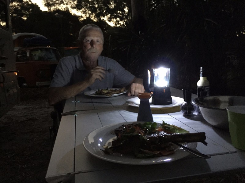 Our first campingdinner