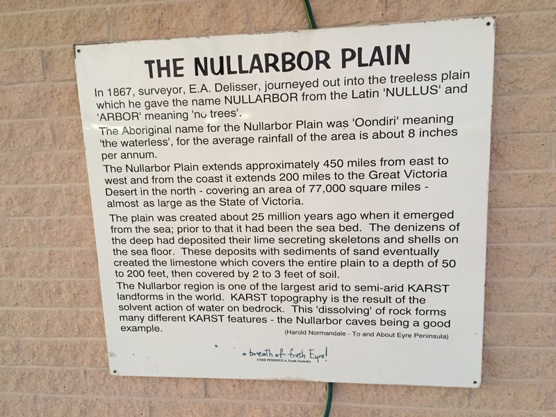 Nullarbor journey