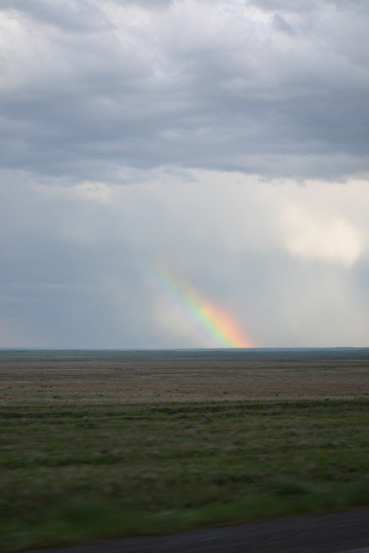 Rainbow on the steppes