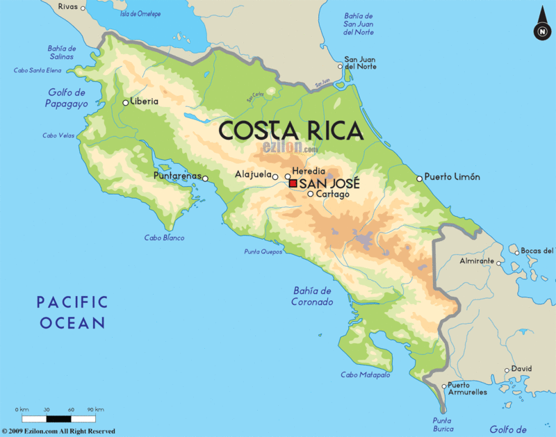 Costa-Rica-map