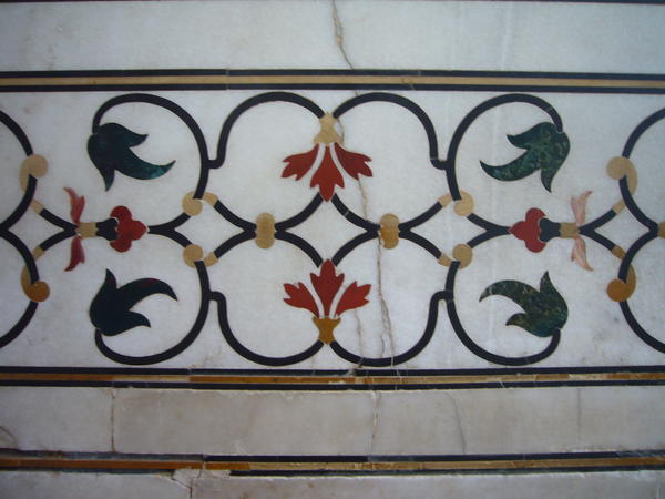 This is all inlaid stone