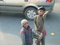Here are some kids mugging for the camera