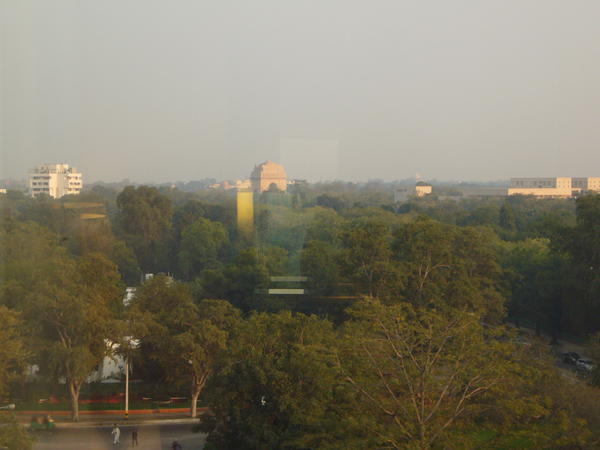 I only realized on the last day that I could see the India Gate from my hotel room!