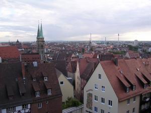 The view from above in Nuremberg