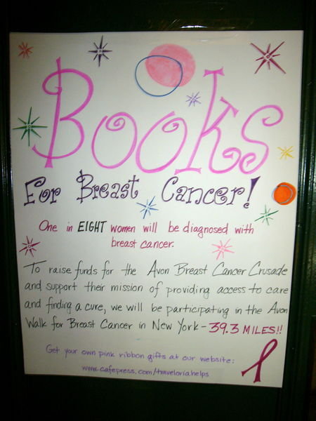 Books for Breast Cancer!