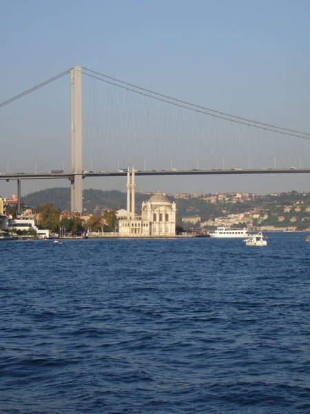 Bosphorus Bridge & a mosque