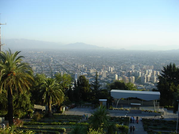 View over Santiago\