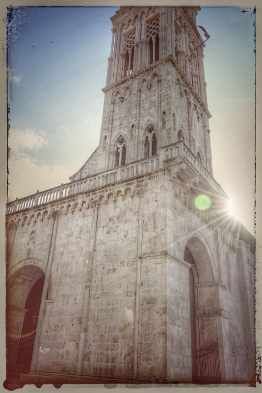Early Morning Sun on the Cathedral of St Lovro (St Lawrence)