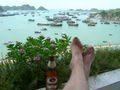 Cat Ba harbour from my balcony
