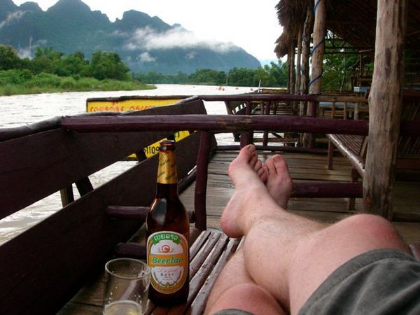 Taking it Easy with a Beerlao