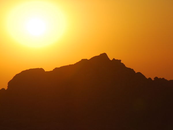 Sunset Over Petra