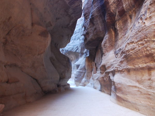 Passage way entering Petra