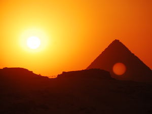 Pyramids Sunset 2