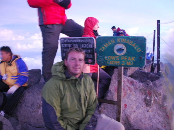 Me at the Top of Mt Kinabalu