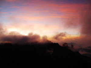 Sunrise from the top of Mt Kinabalu 4