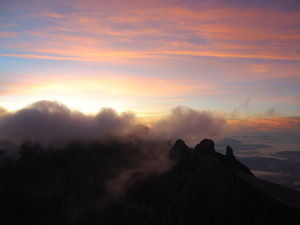 Sunrise from the top of Mt Kinabalu 6